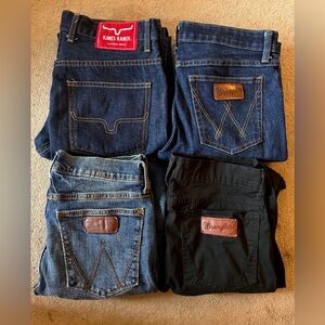 Wrangler and Kimes Ranch Men's Jeans - Bundle